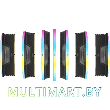 Оперативная память Corsair Vengeance RGB 2x16GB DDR5 PC5-51200 (CMH32GX5M2B6400C36) картинка 3